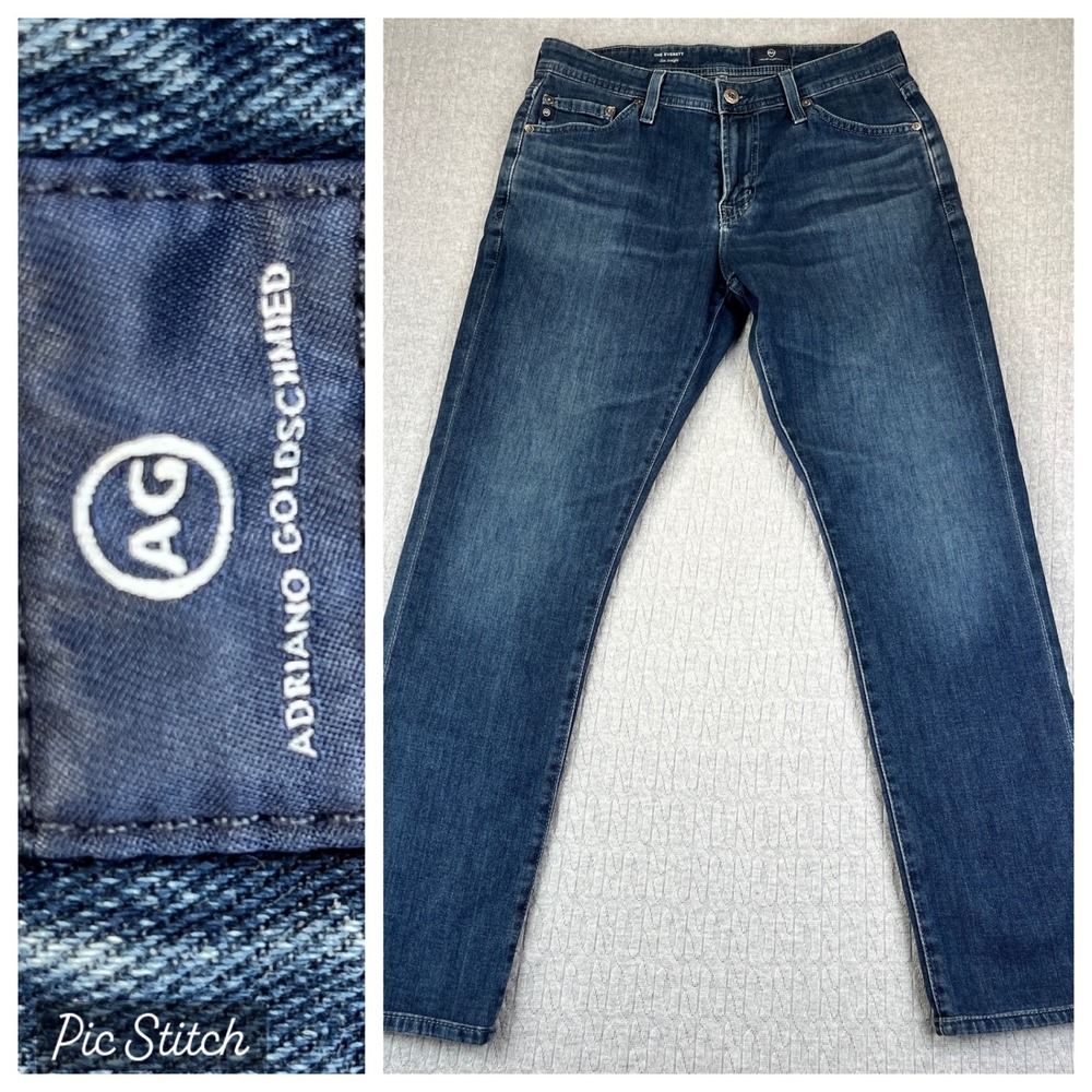 AG Adriano Goldschmied The Everett Slim Straight Jeans‎ Mens Size 29x34
